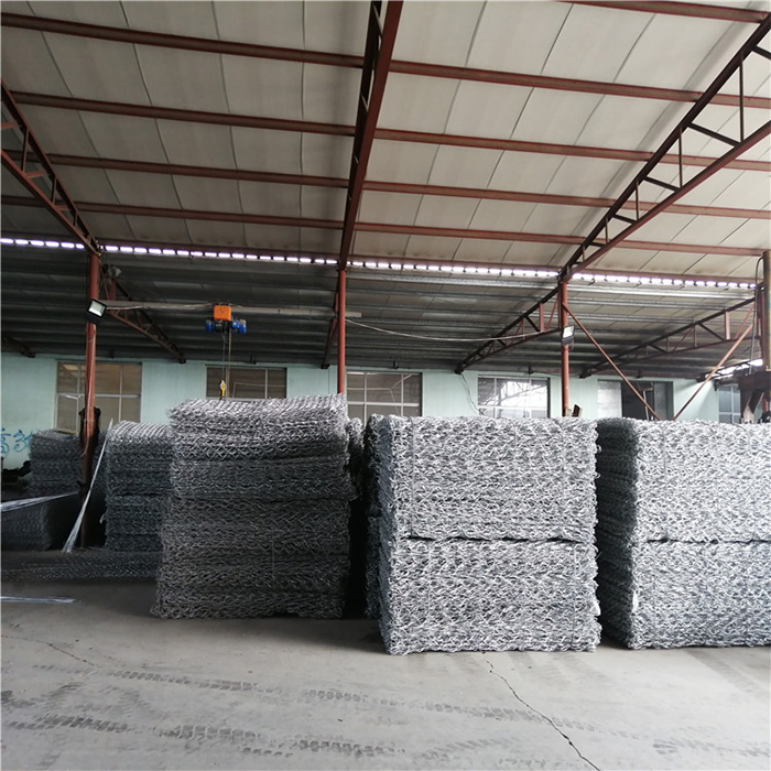 Factory supply hexagonal gabion wire mesh stone cage as retaining wall