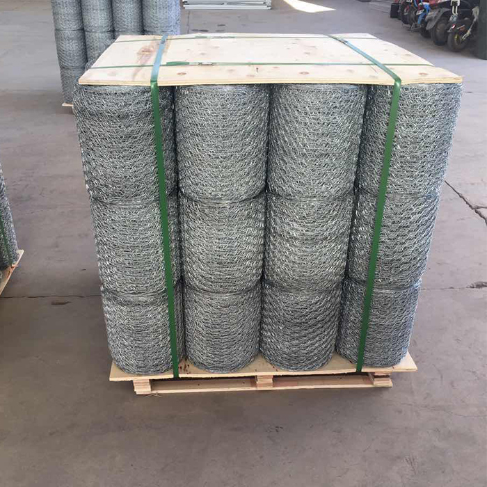 Chicken wire mesh 50x50mm hexagonal hole double twisted poultry netting