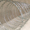 BTO22 blade type galvanized concertina razor wire for protection