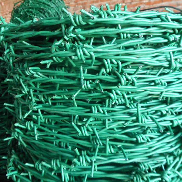High quality pvc coated barbed wire manufacturer