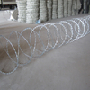 450mm Simple Coil Or Clipped CBT65 Hot Dipped Galvanized Or Stainless Steel Razor Wire