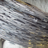 BTO22 blade type galvanized concertina razor wire for protection